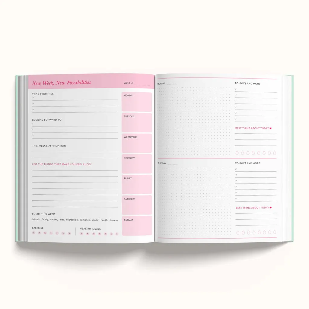 Annual Undated Planner - Rise & Shine