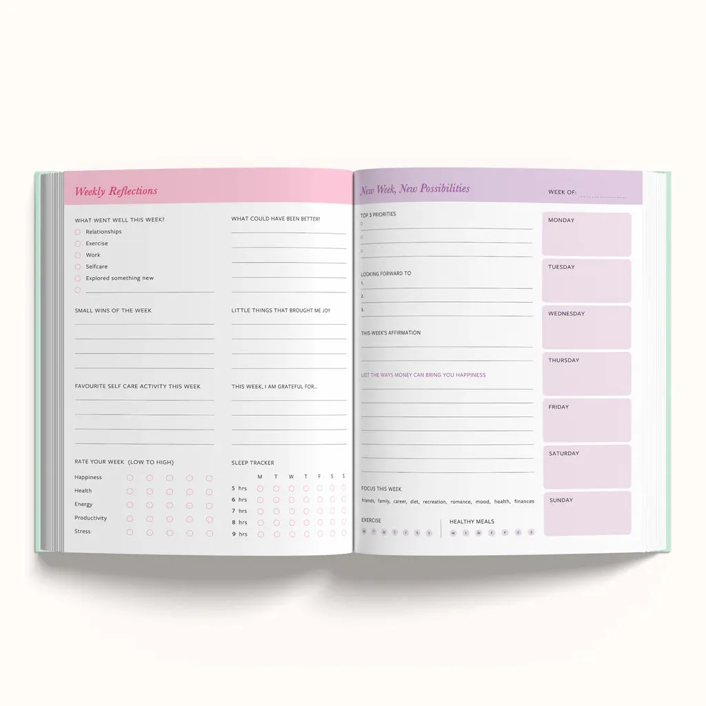 Annual Undated Planner - Rise & Shine