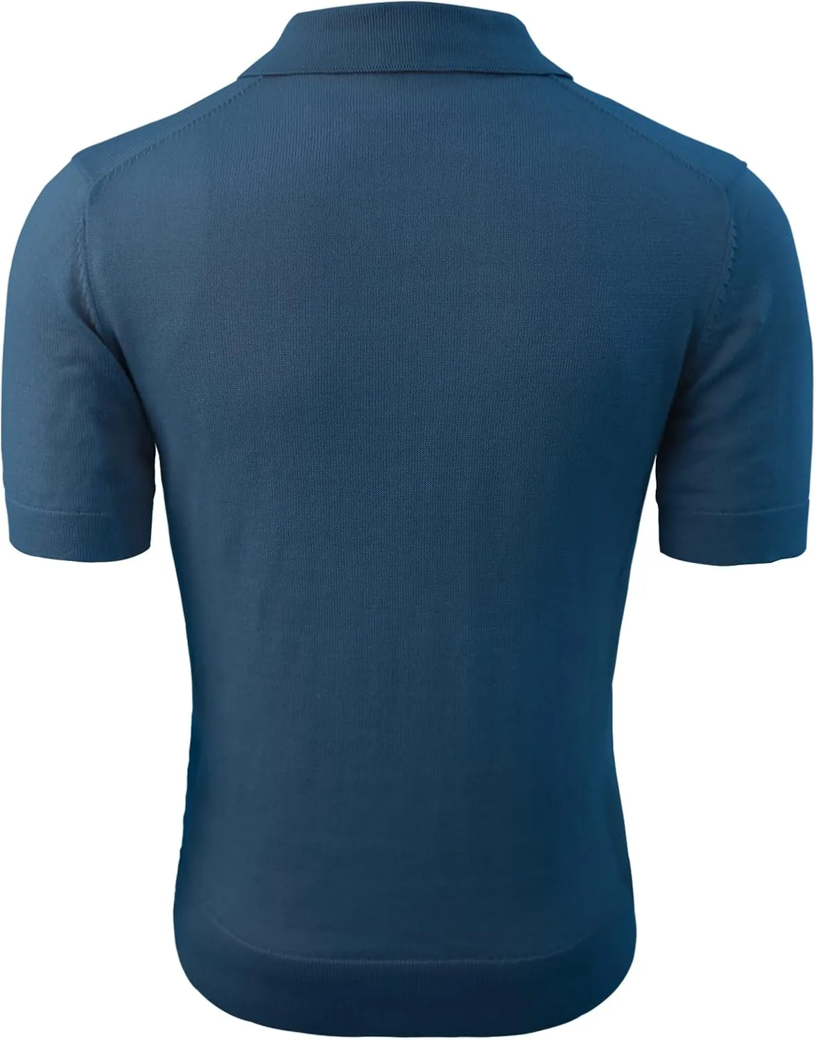 H2H Mens Knit Polo Shirts Short Sleeve Vintage Sweater Polo Summer Casual Shirts