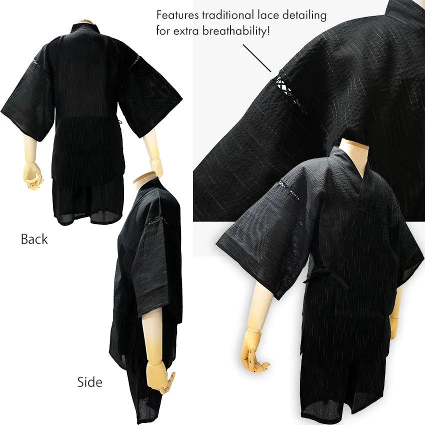 Men’s Cool & Comfortable Cotton-Blend Jinbei – A Japanese Summer Classic!