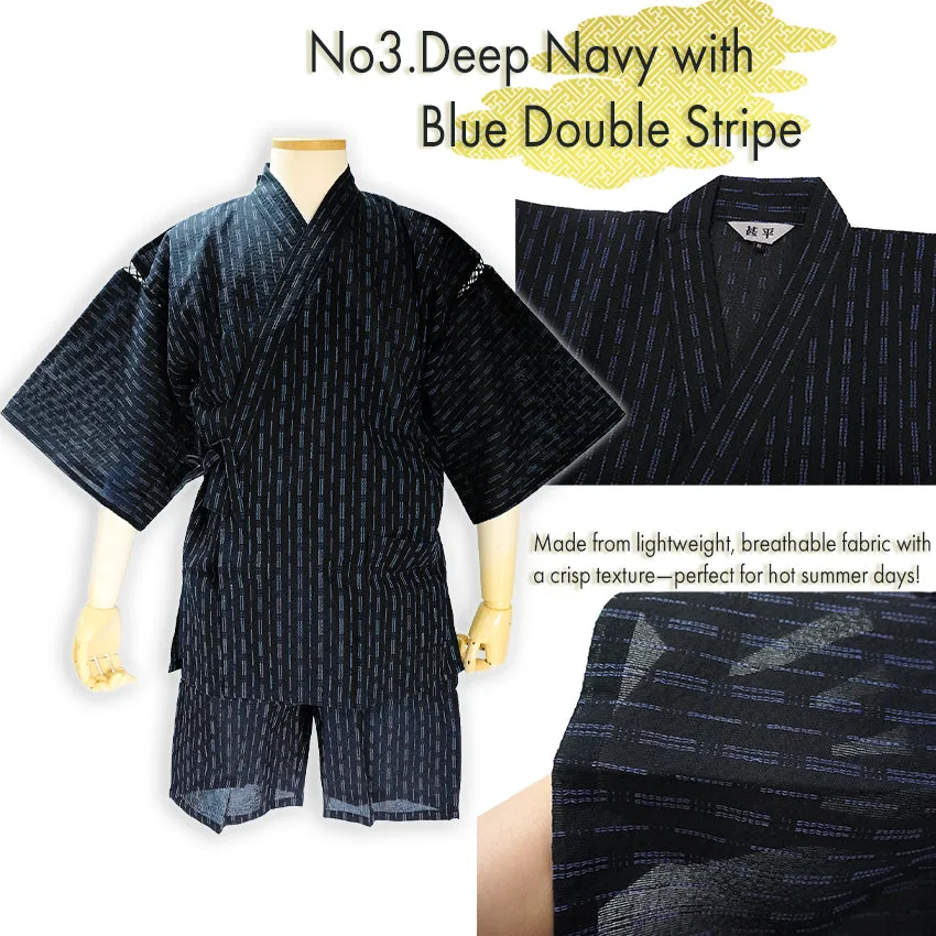 Men’s Cool & Comfortable Cotton-Blend Jinbei – A Japanese Summer Classic!