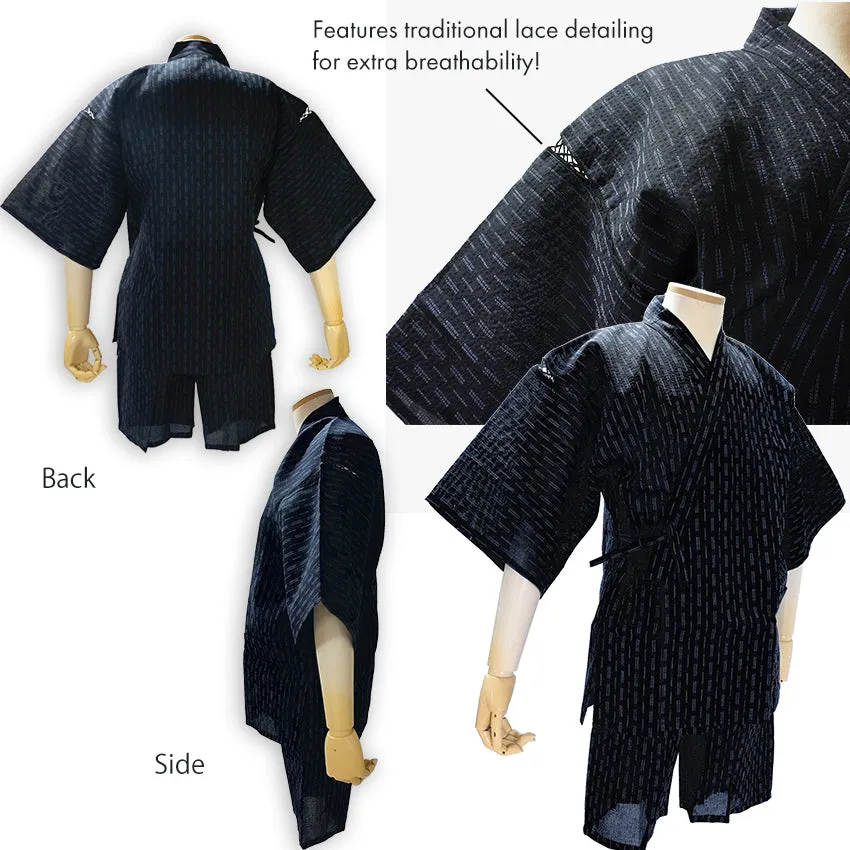 Men’s Cool & Comfortable Cotton-Blend Jinbei – A Japanese Summer Classic!