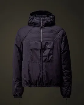 The Metropolis Series Pertex® Hooded Bloom Down Jacket - Sky Captain